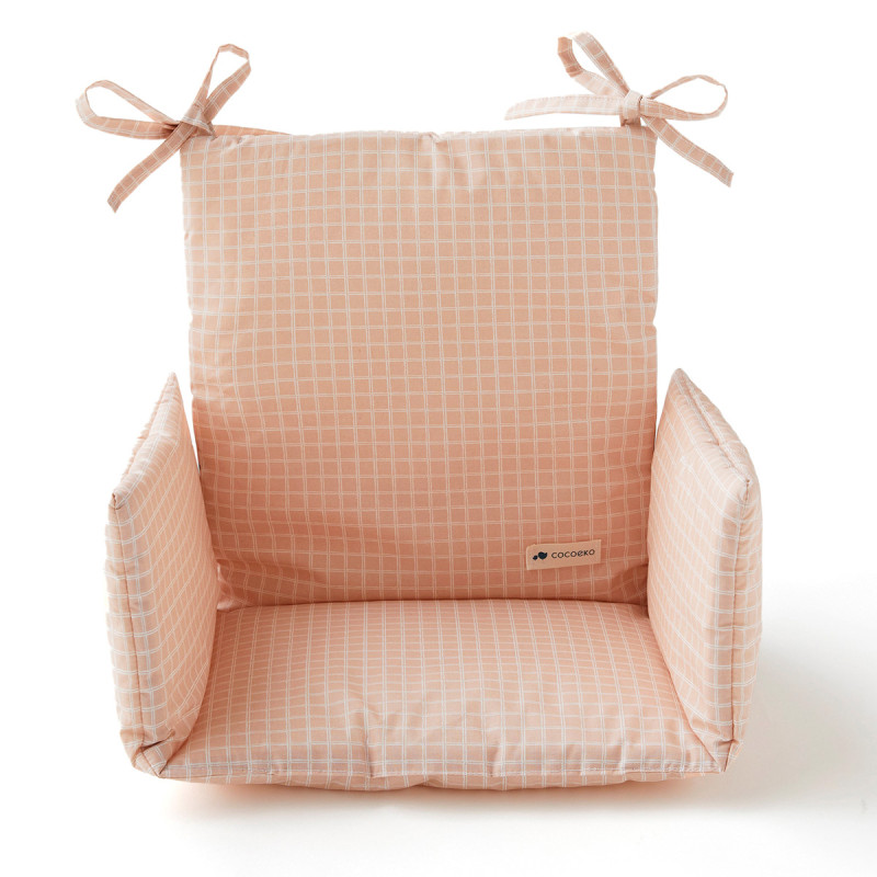 Coussin chaise haute bébé coton Oeko-Tex ETOILES - Fabriqué en France  Cocoeko en gris - Galeries Lafayette