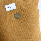 Drap housse bébé gaze de coton CAMEL - Imparfaits