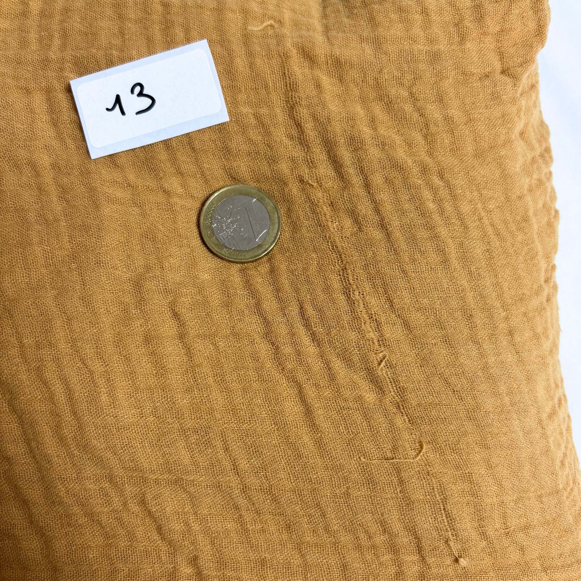 CAMEL cotton gauze baby fitted sheet - Imparfaits