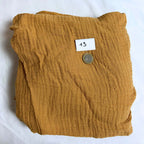 Drap housse bébé gaze de coton CAMEL - Imparfaits