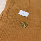 Maxi lange en gaze de coton CAMEL - Imparfaits