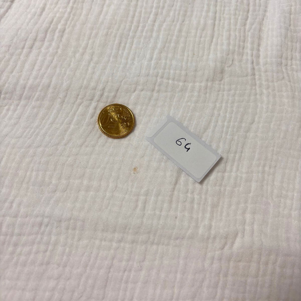 White cotton gauze baby fitted sheet - Imparfaits