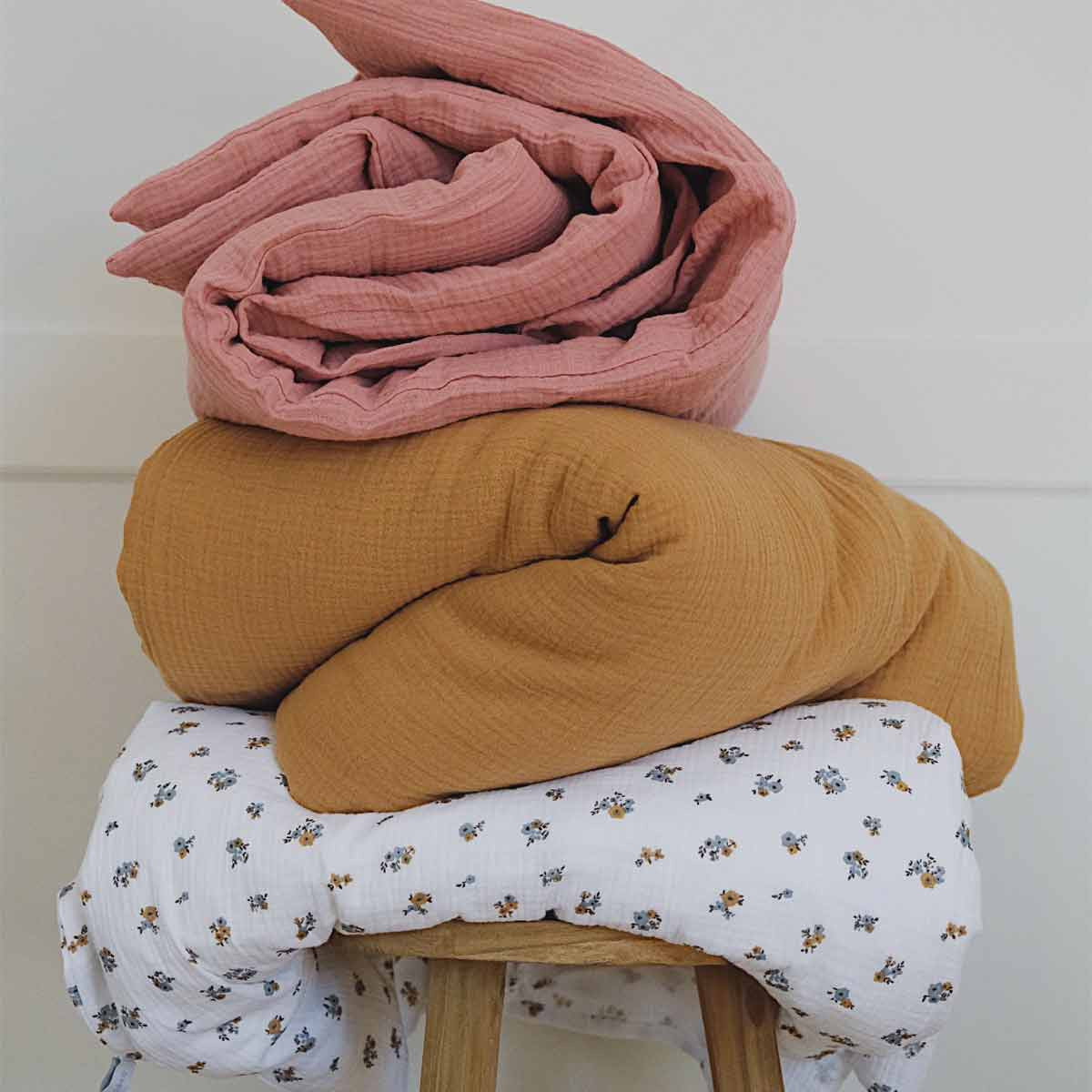 Baby comforter cover cotton gauze ROSE THE