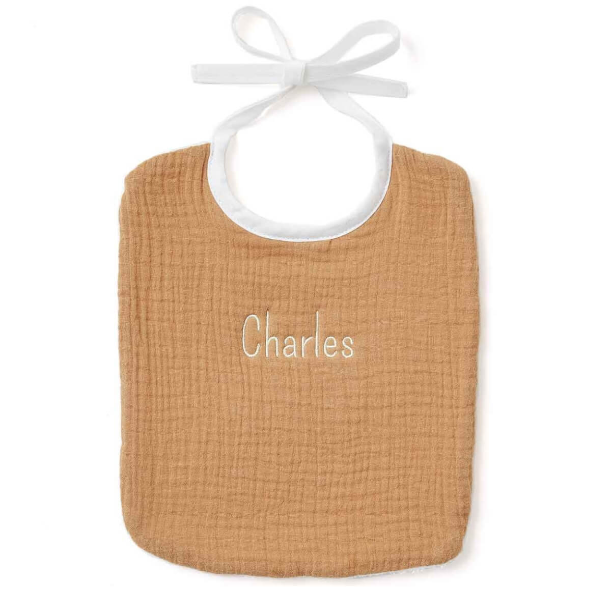 Bavoir bébé camel