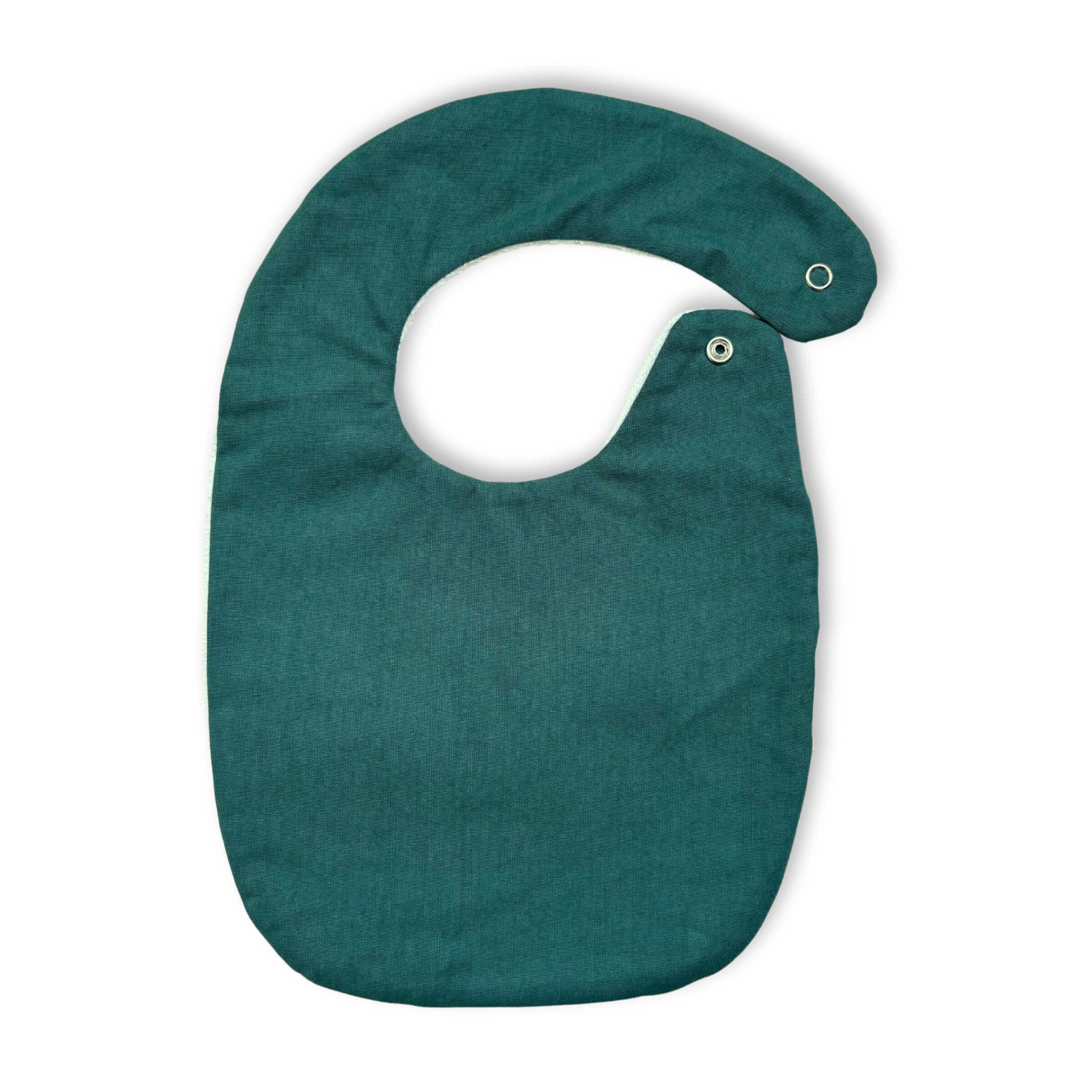 Coated cotton bib GREEN