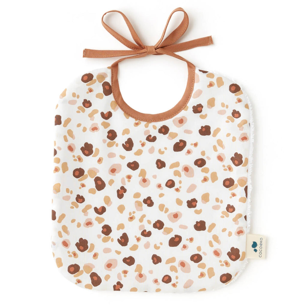 bavoir léopard personnalisable