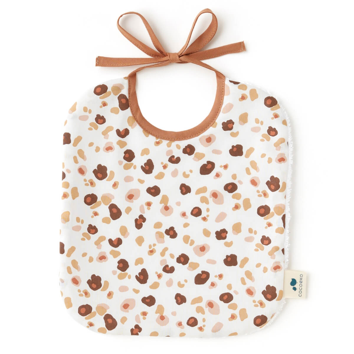 bavoir léopard personnalisable