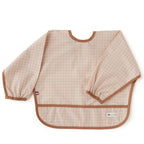 Long-sleeved bib, nude check