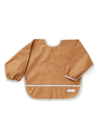 Long-sleeved plain camel bib