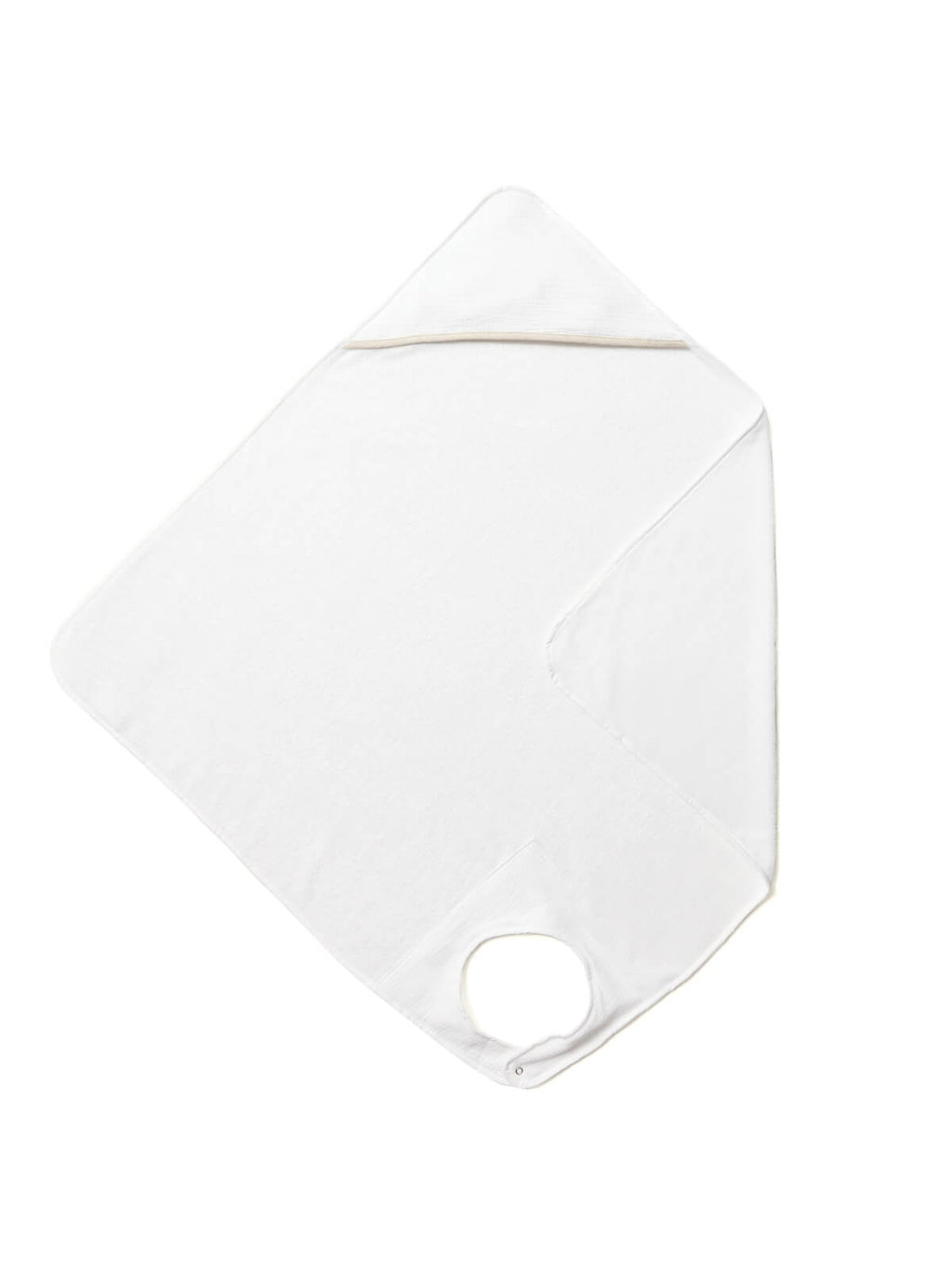 Cape de bain tablier blanc