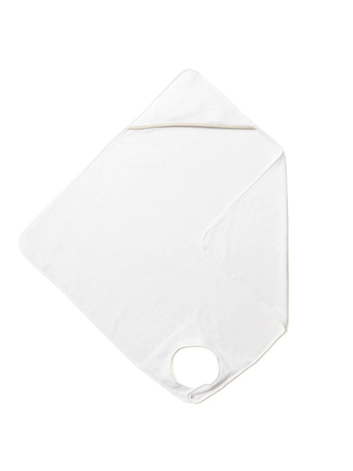 Cape de bain tablier blanc