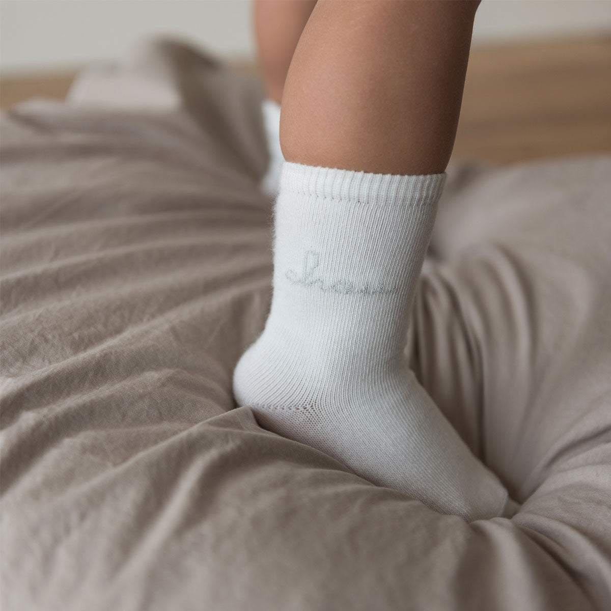 Cloud socks close-up
