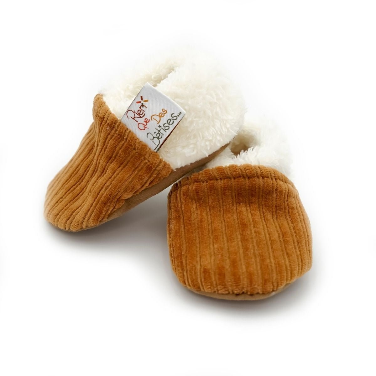 Camel baby slippers