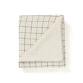 Couverture bébé personnalisée carreau vert