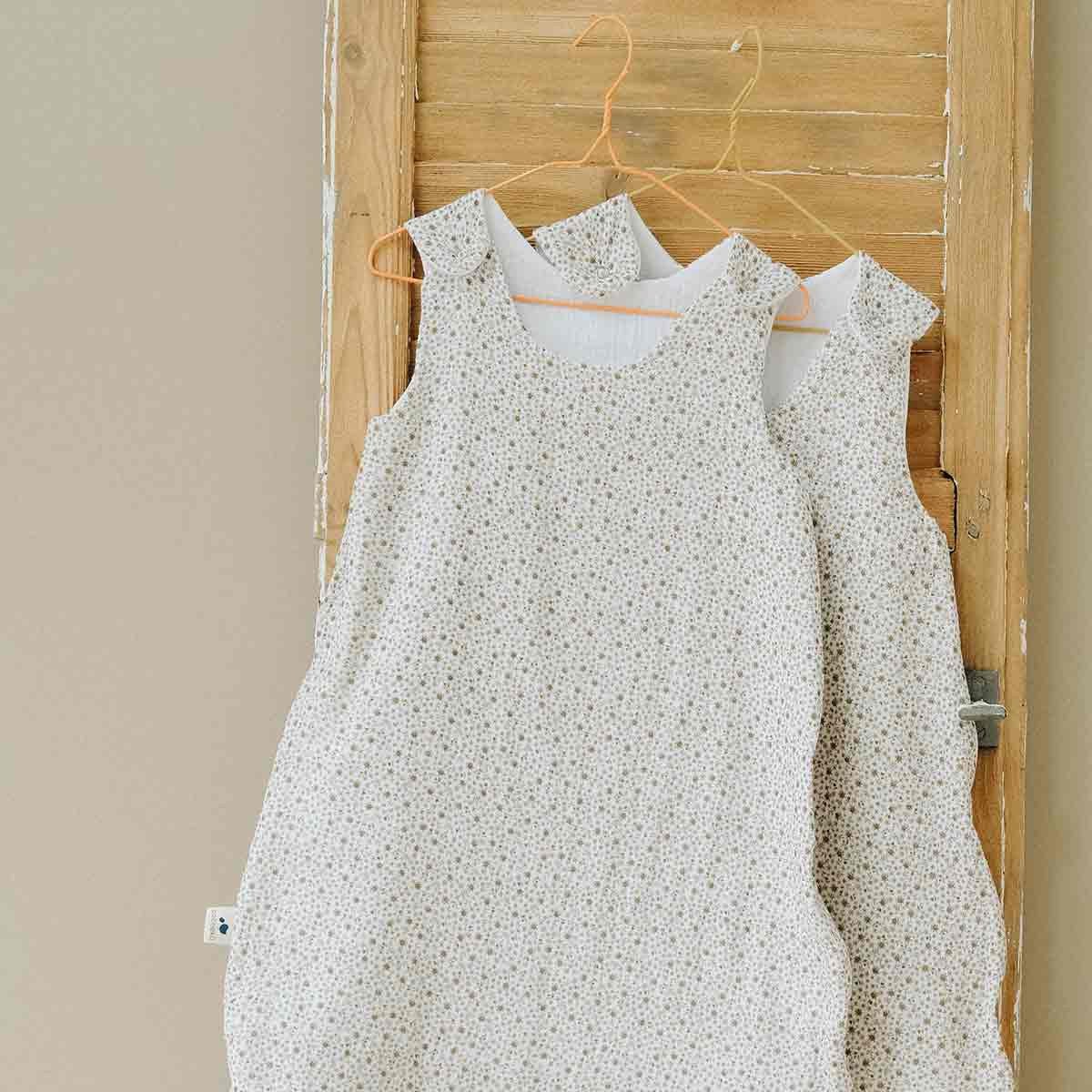 Cotton gauze sleeping bag FLEURI TOG 1