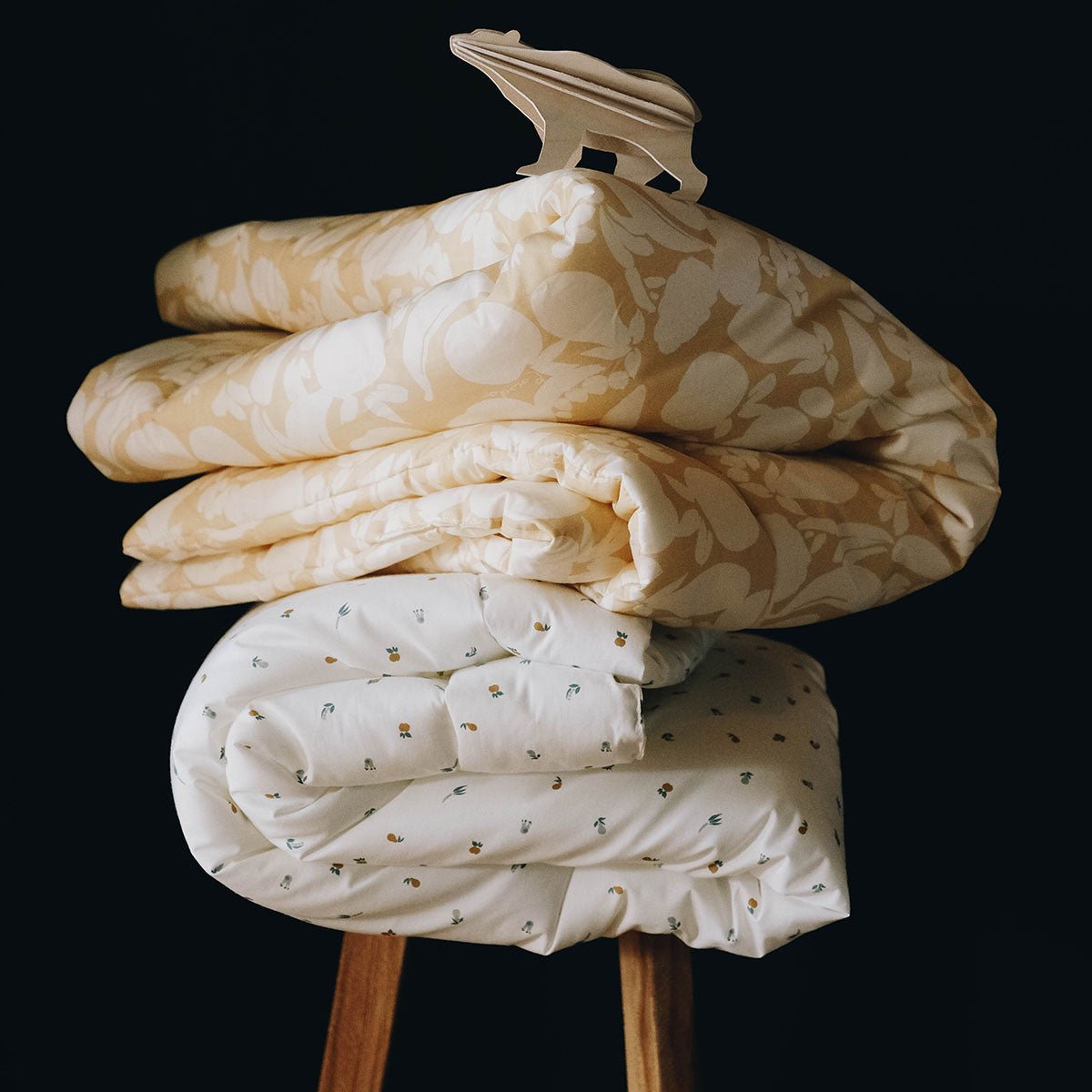 Deux tapis d'éveil bébé coton bio