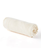 Crib sheet cotton gauze ecru