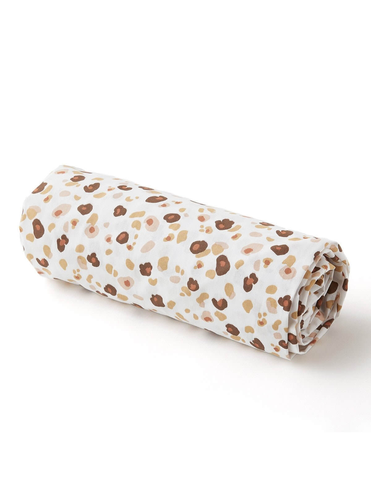Leopard crib sheet