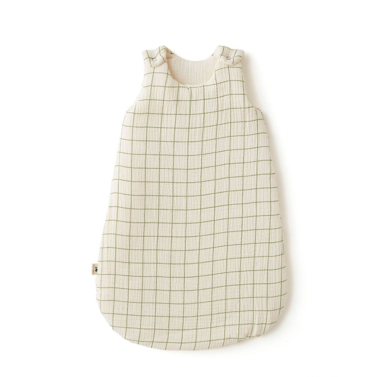Sleep sack cotton gauze pattern sage green tog 2