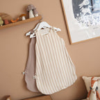 sleeping bag cotton gauze tog 1 beige stripes