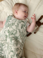 gigoteuse gaze de coton toile de jouy jungle