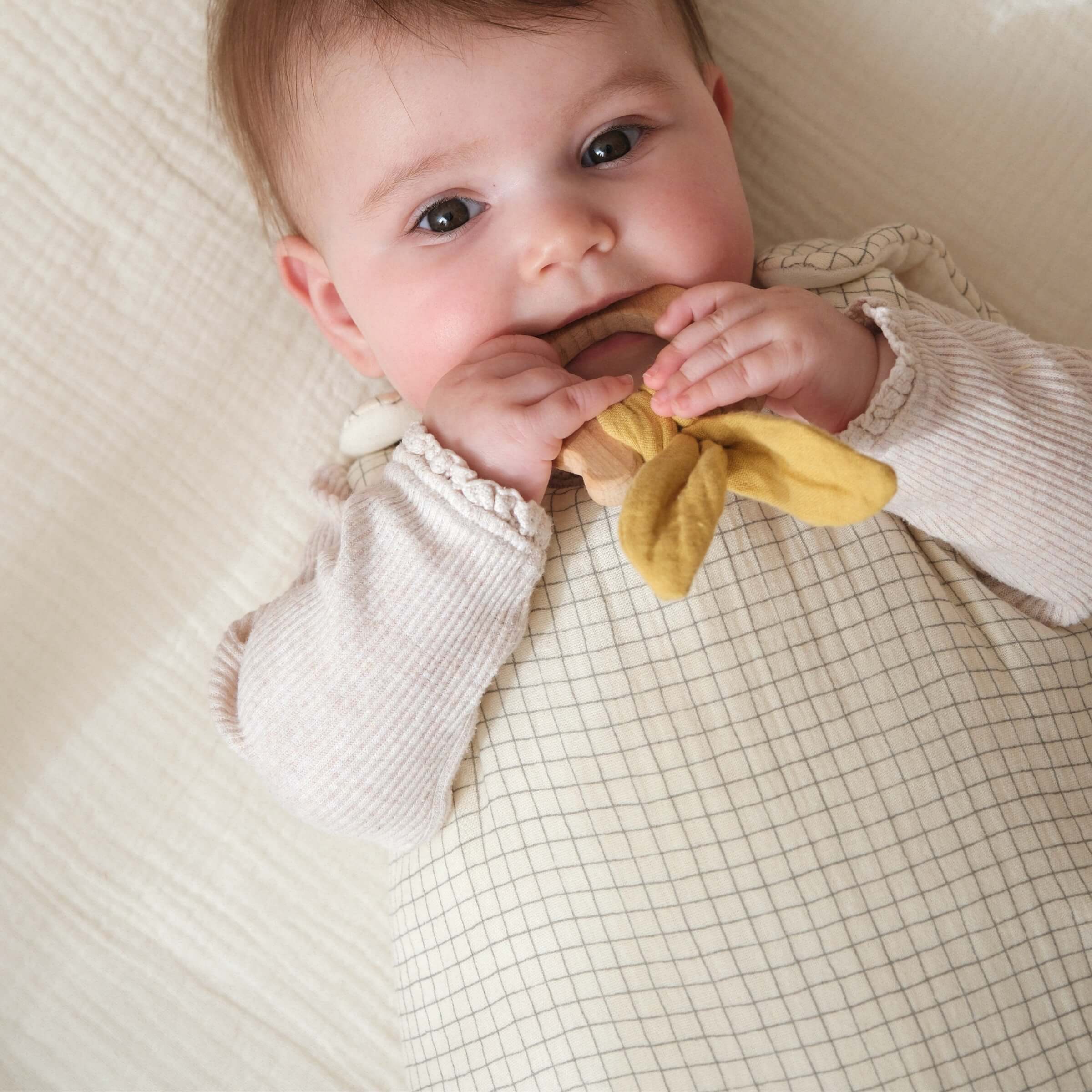 Sleep sack tog 2 organic cotton gauze small checks