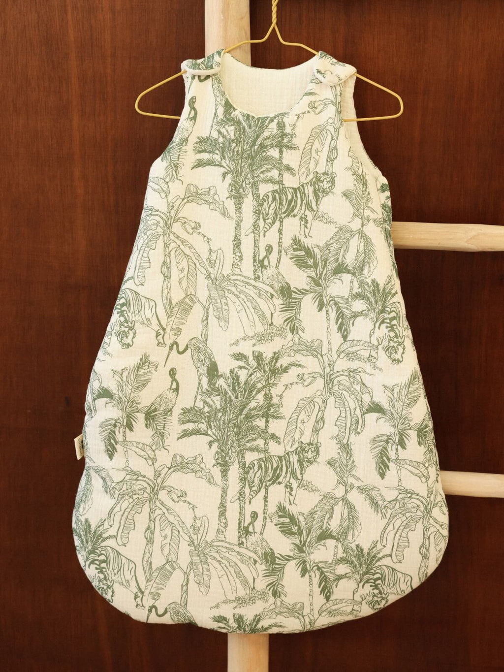 gigoteuse tog 2 toile de jouy vert