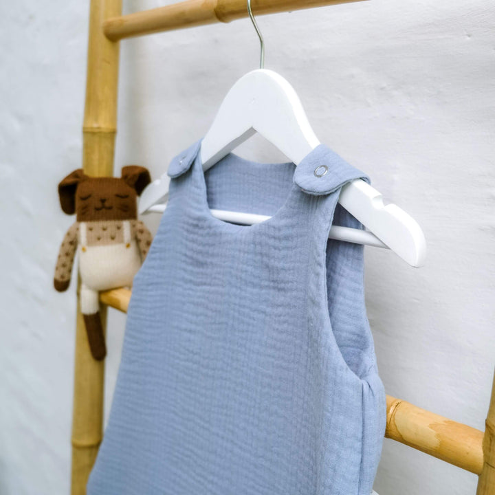 Gigoteuse gaze de coton tog 1 bleu baltique
