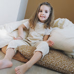 Children's comforter cover in organic cotton envolée seen up close