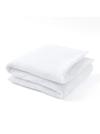 Children's comforter cover in white cotton gauze