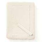 Housse de matelas à langer en gaze de coton écru