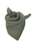 Lange en gaze de coton vert sauge