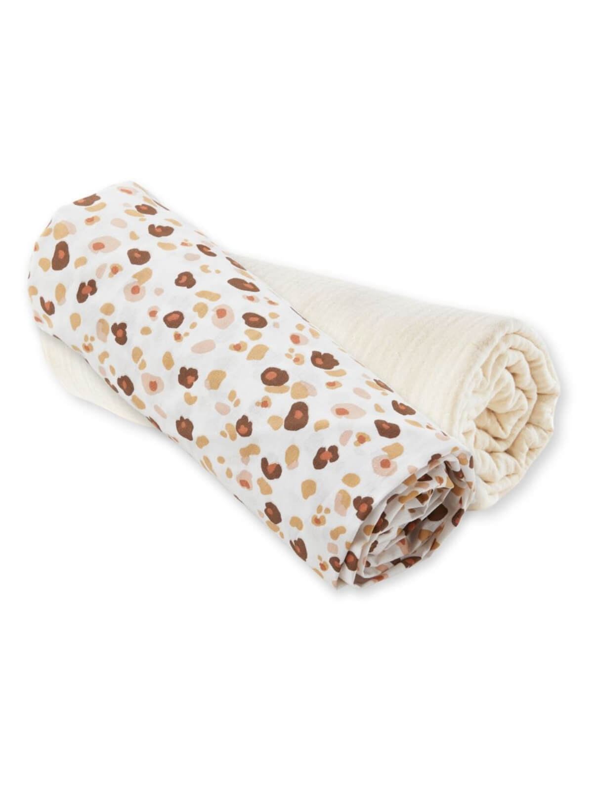 Set of 2 fitted cotton sheets