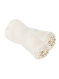 Set of fitted sheets in camel cotton gauze