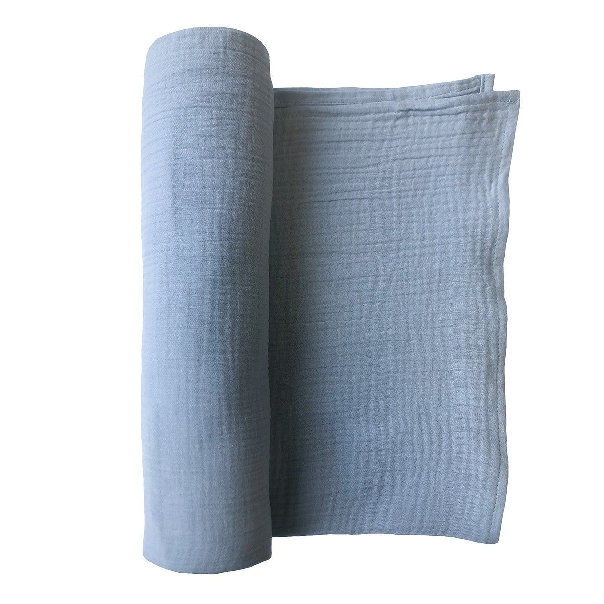 Ice blue cotton gauze maxi diaper