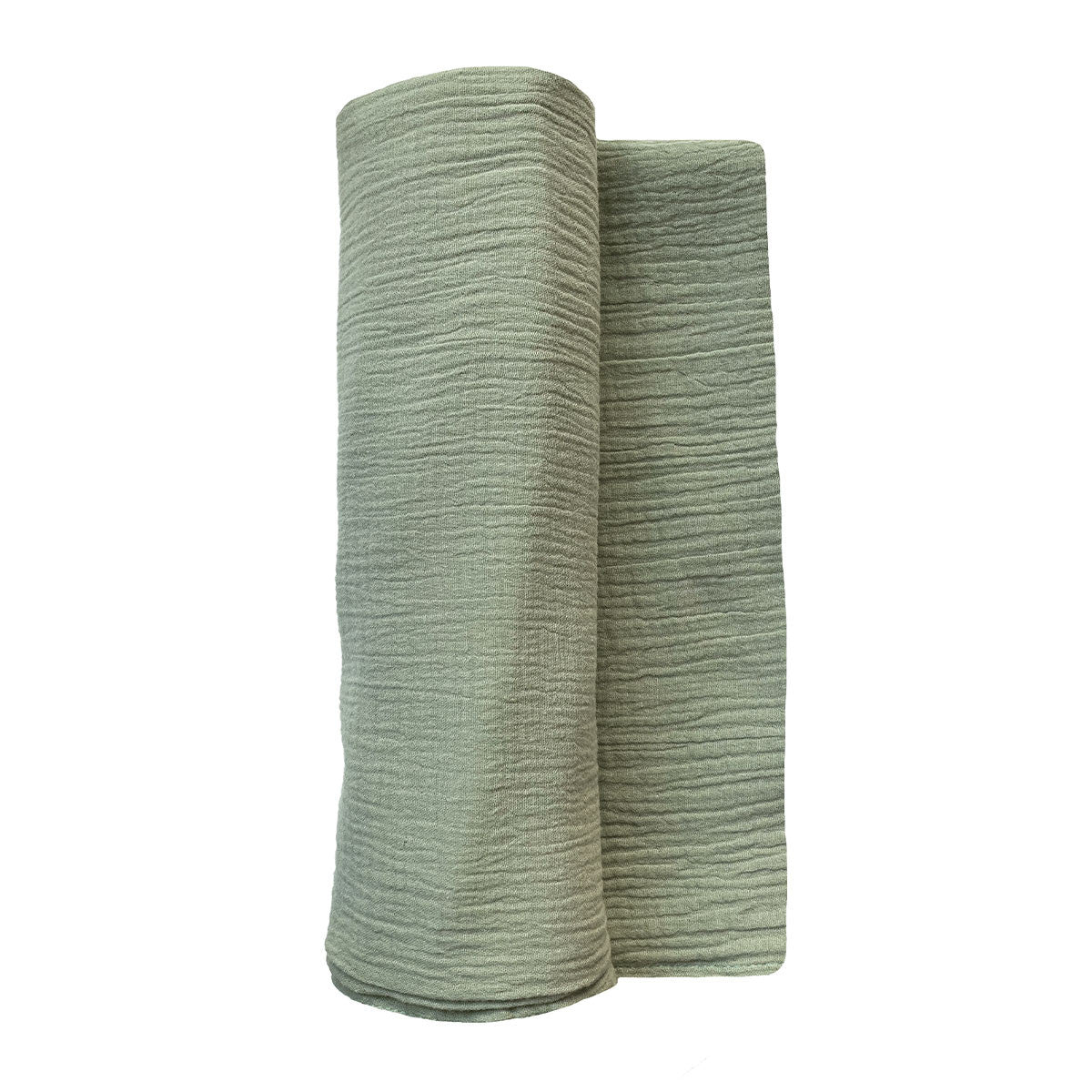 Maxi diaper in sage green cotton gauze