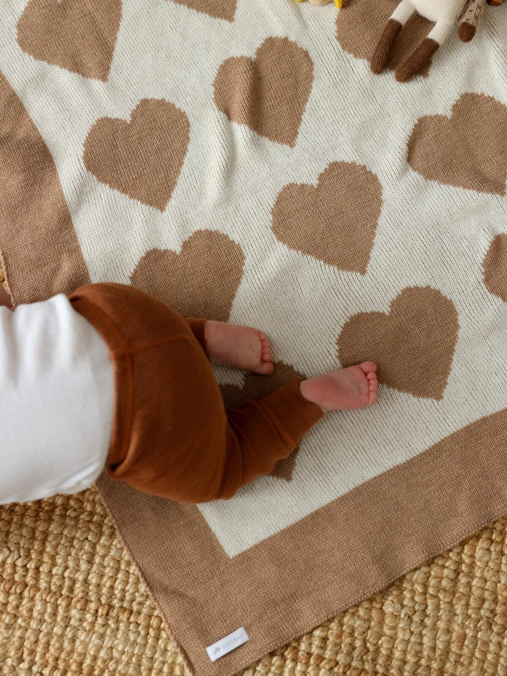 plaid bébé en laine mérinos