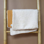 Baby fleece blanket camel