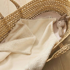 Baby fleece blanket ecru