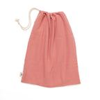 Pochon gaze de coton marsala