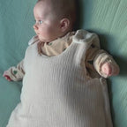 Beige cotton gauze sleeping bag
