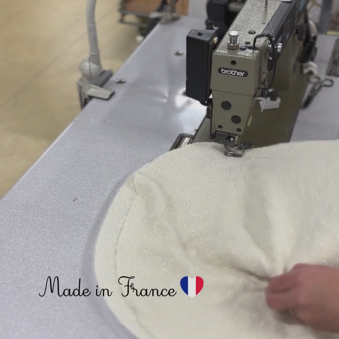 Cotton gauze sleeping bag BRODERIES ÉCRU TOG 2