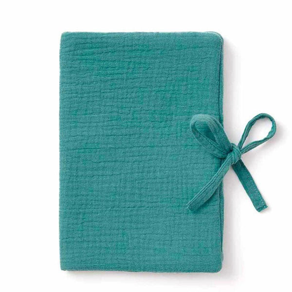 Protège carnet de santé bébé vert eucalyptus