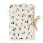 Baby health book cover in pear colors