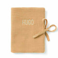 Camel cotton gauze health book cover