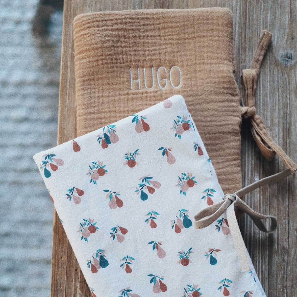 Health book cover pears close up