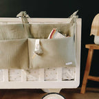 Sage green crib organizer