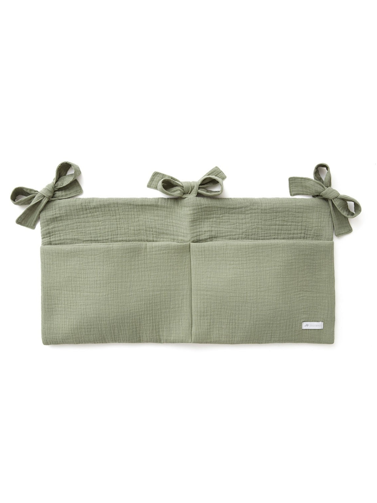 Sage green comforter holder