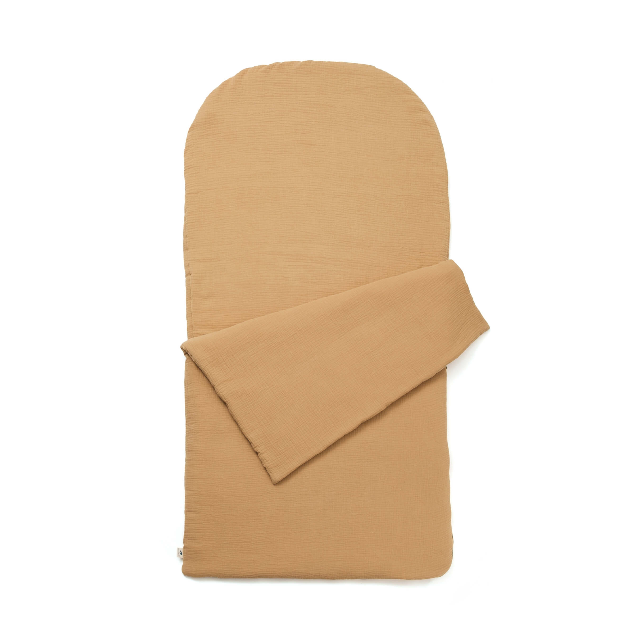Sac de couchage enfant gaze de coton camel