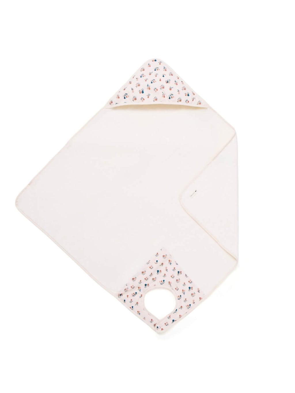 Tablier de bain bébé écru poires